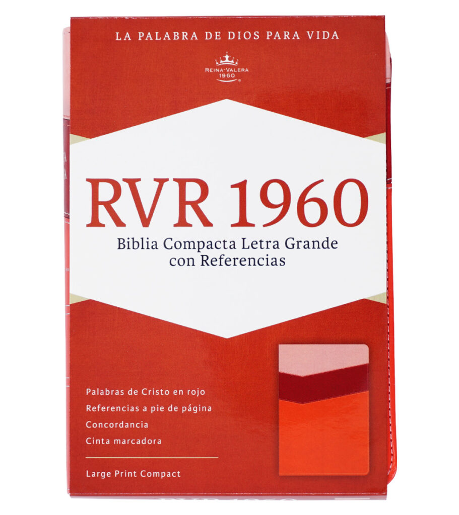 Biblia Compacta Letra Grande Con Referencias Rvr Simil Piel