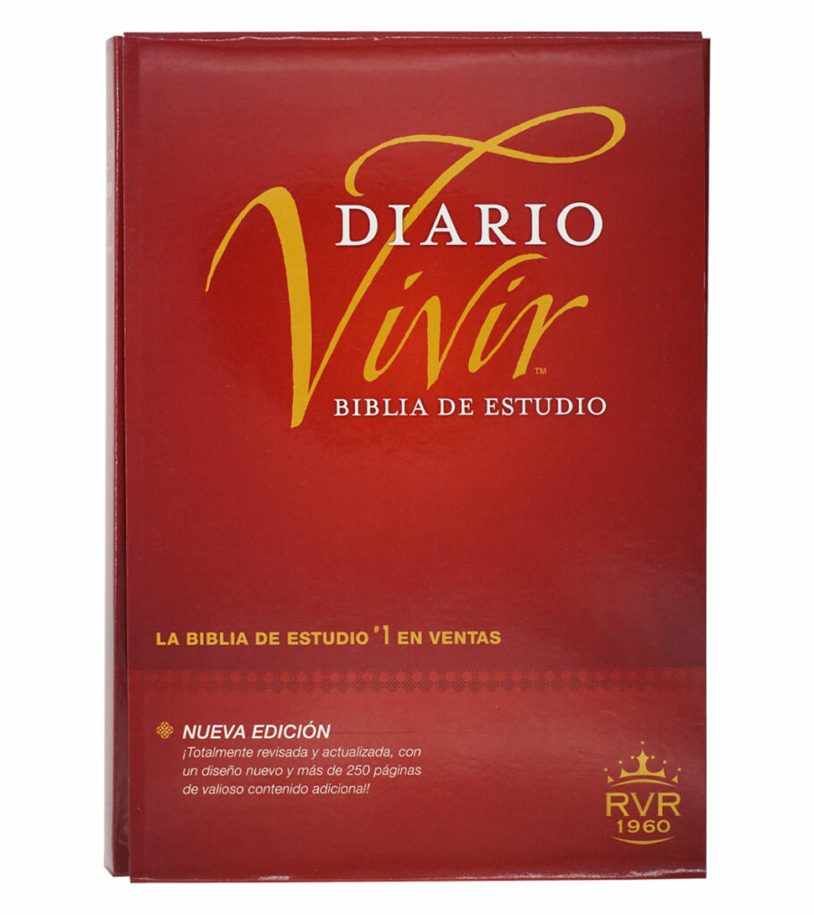 Biblia De Estudio Del Diario Vivir RVR 1960 Tapa Dura Libreria Peniel