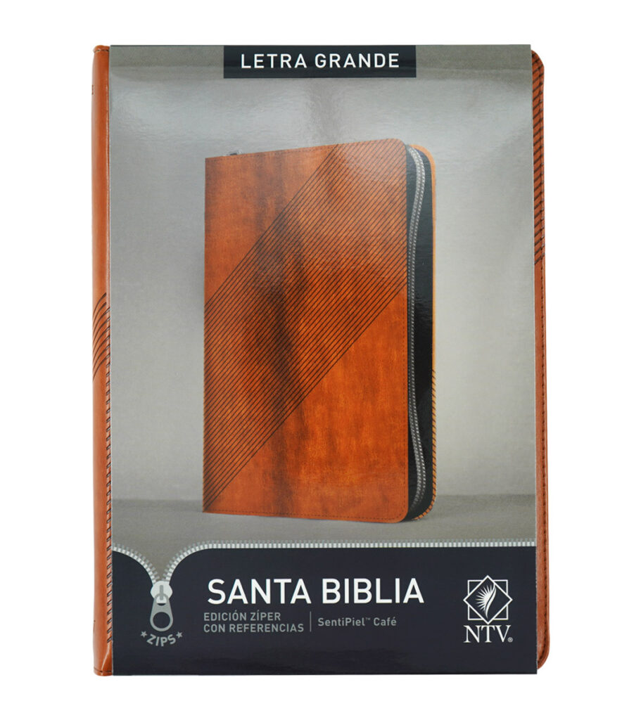 Santa Biblia Ntv Edicion Ziper Con Referencias Letra Grande