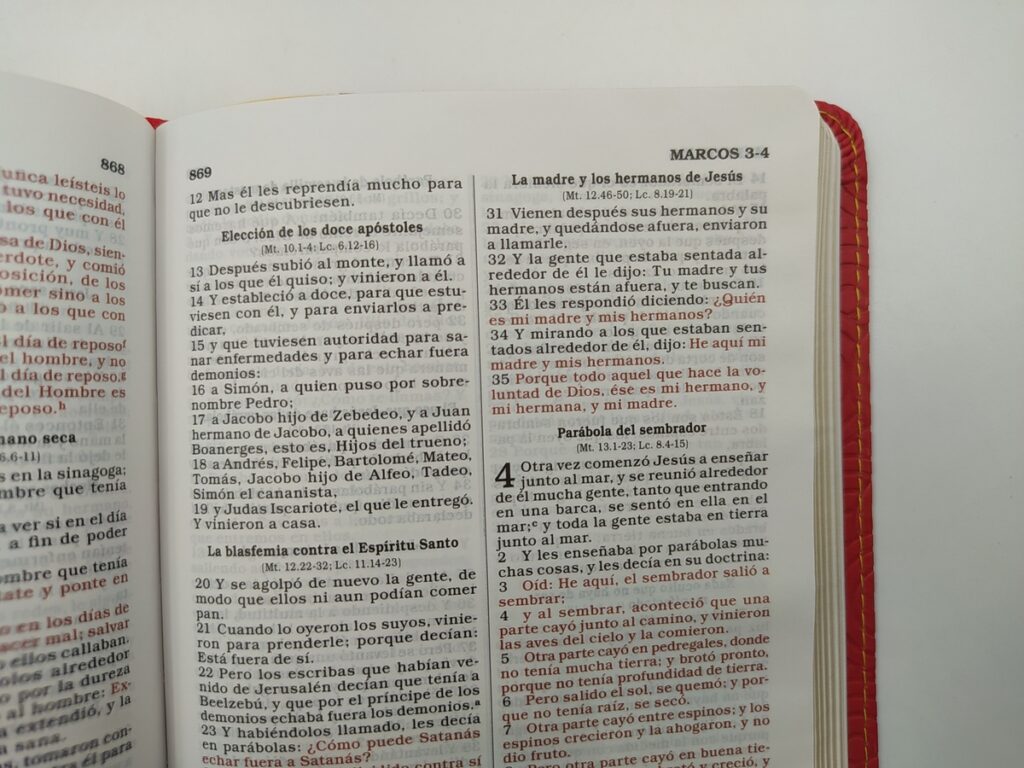 Biblia Compacta Letra Grande Con Referencias Rv Simil Piel