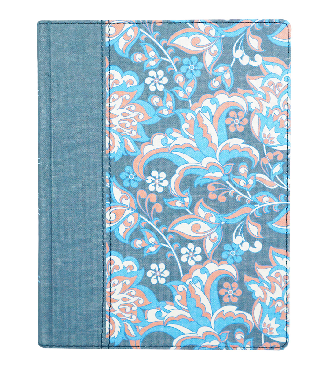 Biblia de Apuntes RVR 1960 - Edicion Ilustrada - Tapa Tela en Rosado/Azul