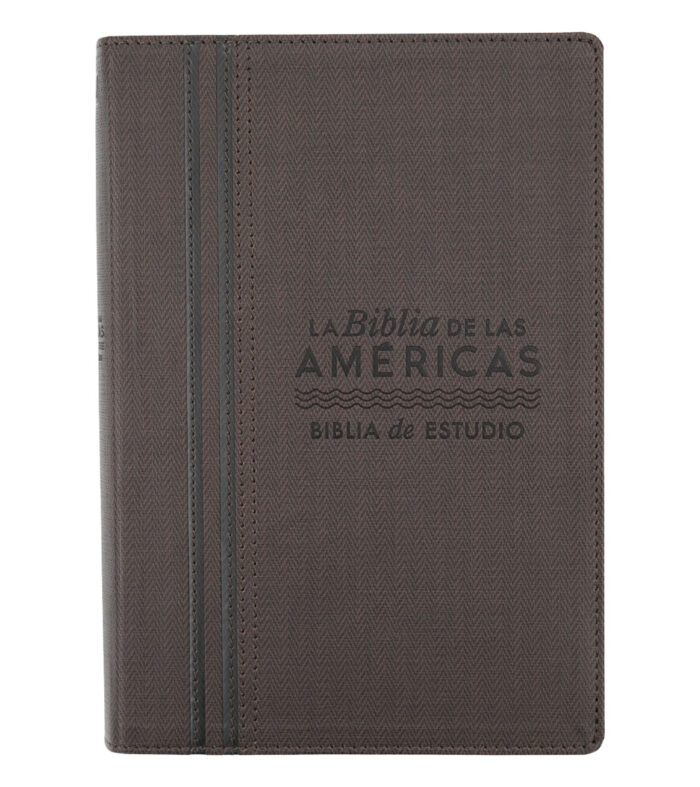 LBLA Biblia de Estudio de Las Américas - Imitación Piel Italiana Marrón - Image 2