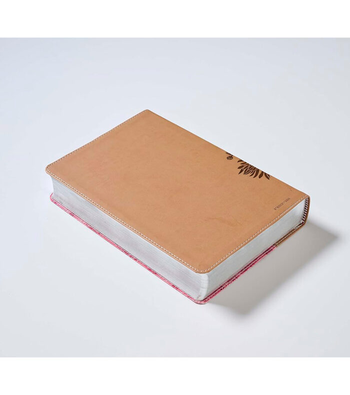 Biblia de Estudio para La Mujer - Duo Tono Marron/Rosa - Image 3