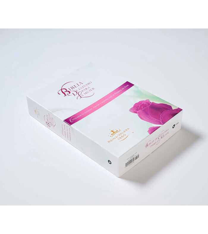Biblia de Estudio para La Mujer - Duo Tono Marron/Rosa - Image 4