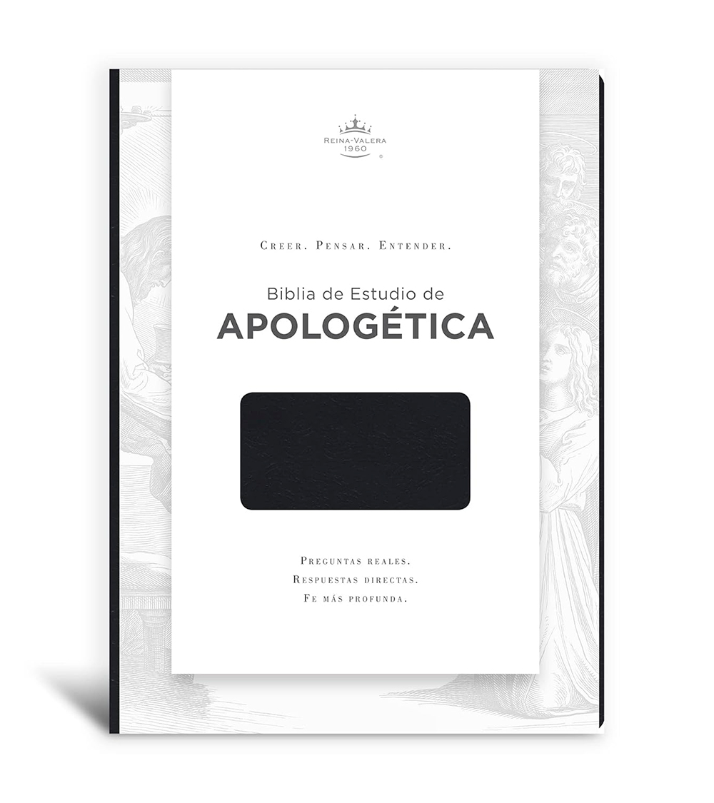 Biblia de Estudio de Apologetica - Imitacion Piel Negro