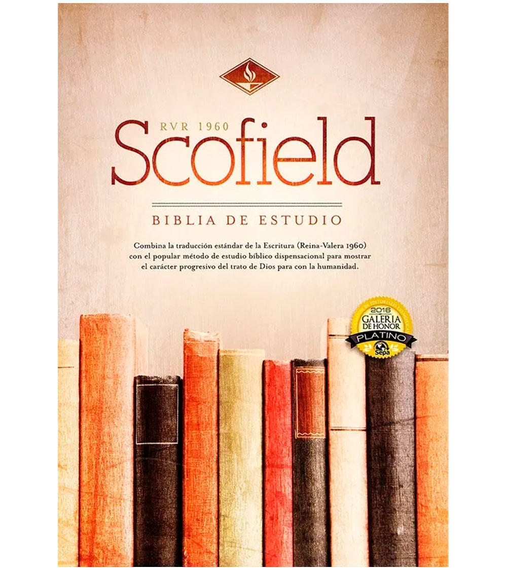 Biblia De Estudio Scofield RVR 1960 - Tapa Piel Negro | Libreria Peniel