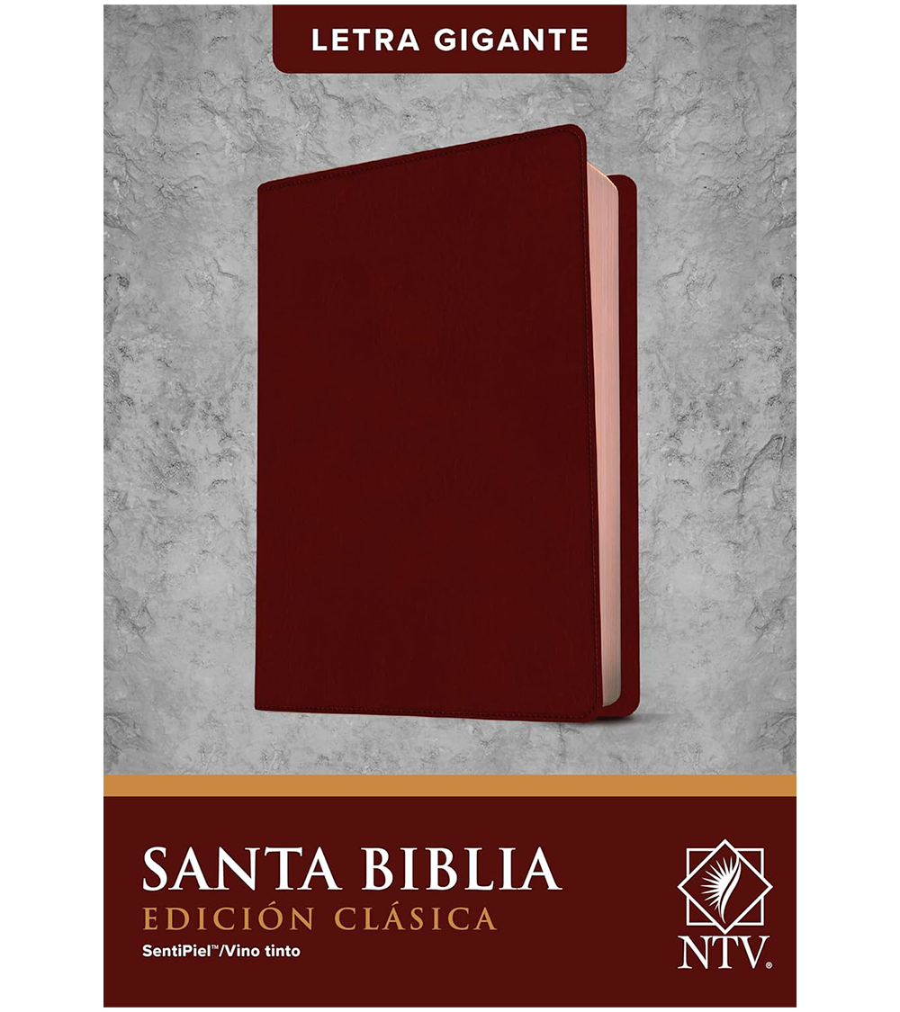 Santa Biblia NTV, Edición clásica, letra gigante - Piel Marron