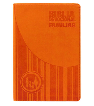 Biblia devocional familiar NBV - Edición lujo Naranja