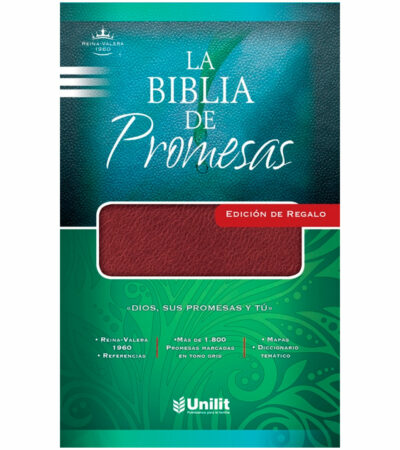 Biblia de Promesas RV 1960, Edicion de Regalo - Imitacion Piel Vino