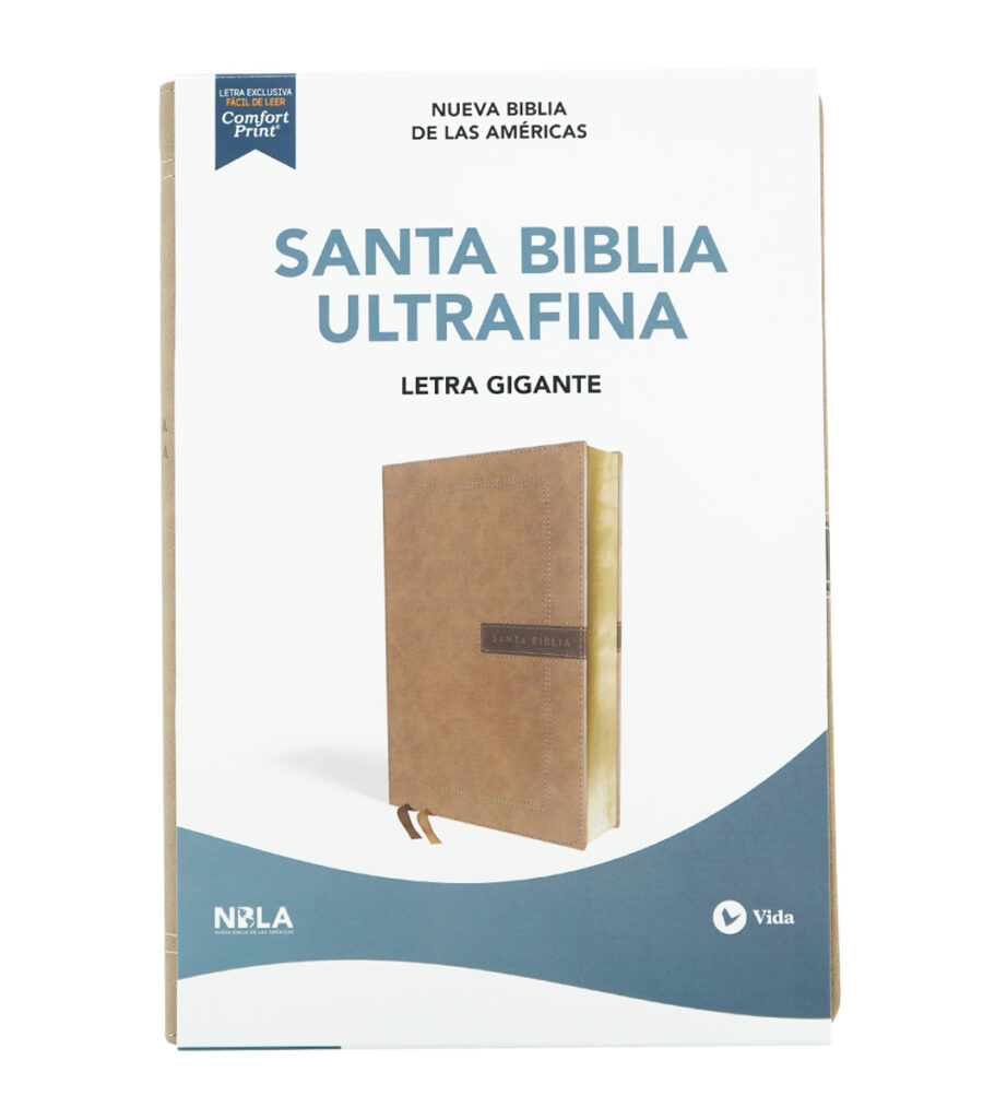 Biblia NBLA Ultrafina Letra Gigante - Imitacion Piel Beige | Libreria ...