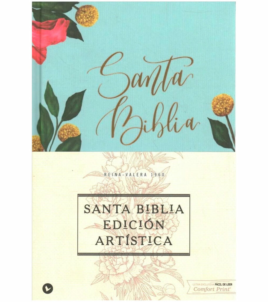 Biblia Rv Edicion Artistica Tapa Dura Tela Dise O Floral