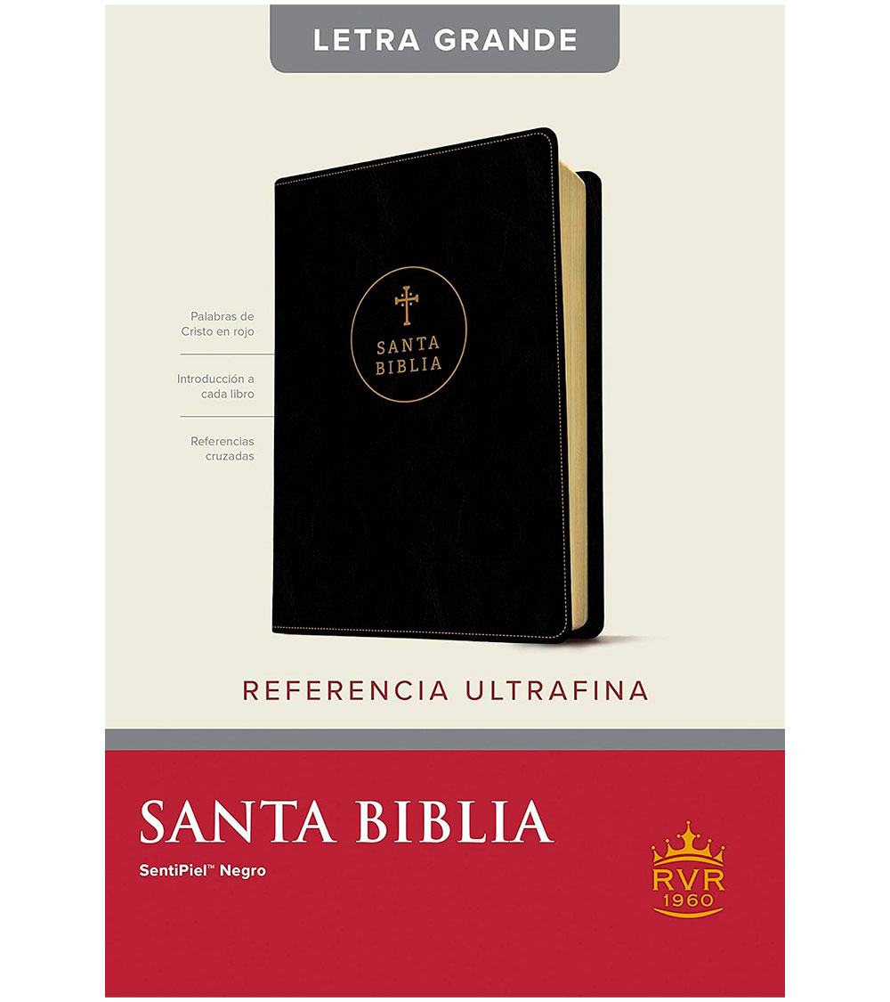 Biblia Ultrafina con Letra Grande RVR 1960 - Imitacion Piel Negro - Image 5