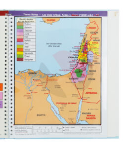 Mapas Biblicos Antes Y Ahora Edicion De Lujo Libreria Peniel