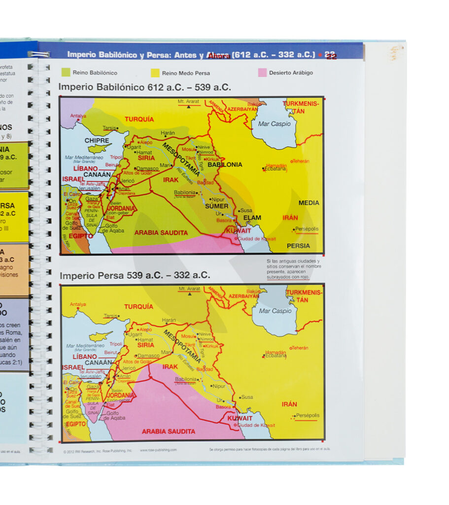 Mapas Biblicos Antes Y Ahora : Edicion De Lujo | Libreria Peniel