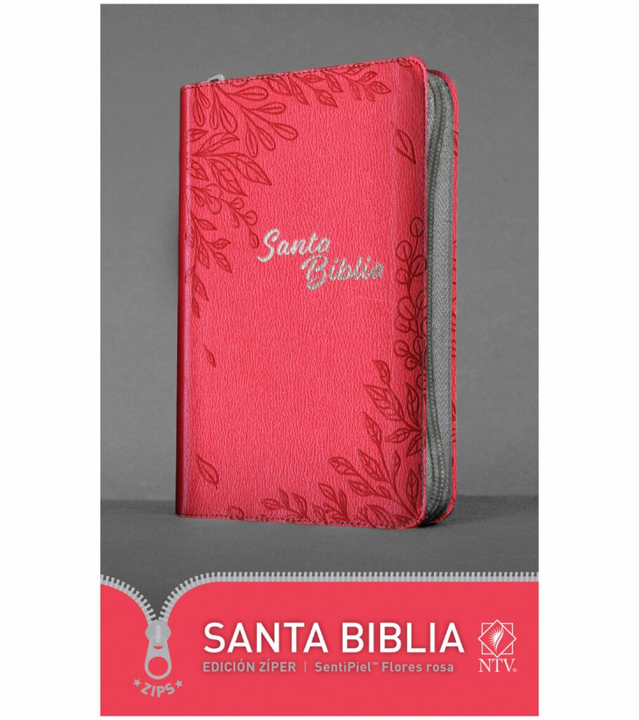 Santa Biblia Ultrafina NTV Con Cierre - Simil Piel Rosa | Libreria Peniel