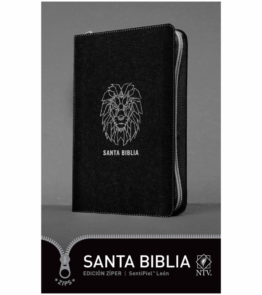 Santa Biblia Ultrafina NTV Con Cierre - Símil Piel Negro | Libreria Peniel