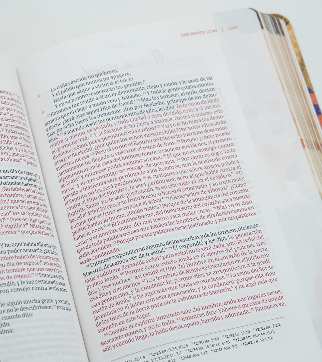 Biblia RVR60 Centrada en Cristo - simil piel matizada - Image 4