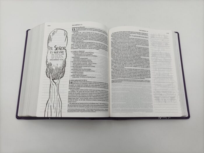 Biblia De Notas Inspira NTV - Tapa Dura Violeta - Image 4