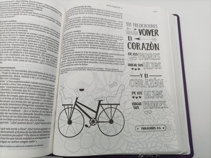Biblia De Notas Inspira NTV - Tapa Dura Violeta - Image 5
