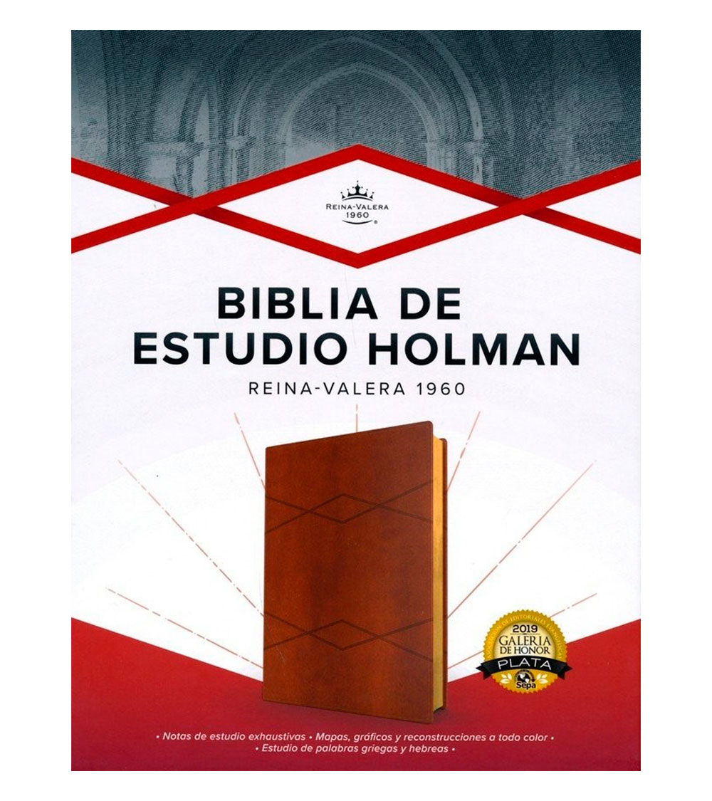 Biblia De Estudio Holman RV1960 - Imitacion Piel Marron - Image 5