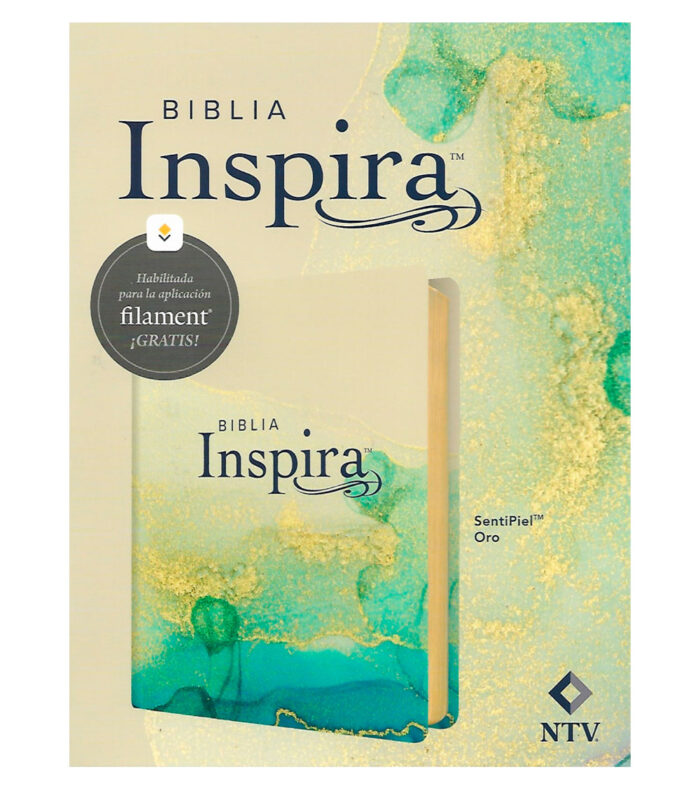 Biblia Inspira NTV - Imitacion piel Dorado