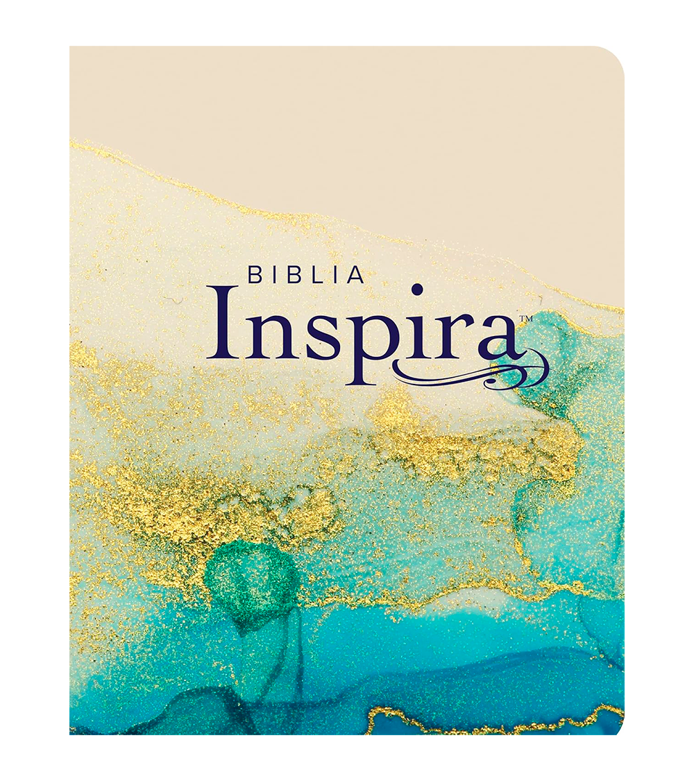 Biblia Inspira NTV - Imitacion piel Dorado