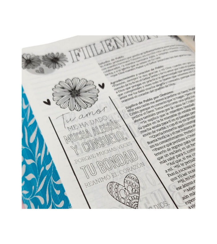 Biblia Inspira NTV – Imitacion Paraiso Floral - Image 3
