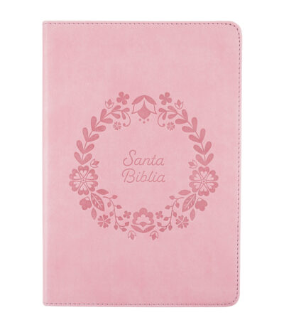 Santa Biblia RV1960 Para Regalos y Premios – Simil Piel Rosa