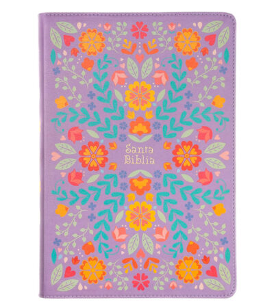 Biblia Letra Gigante RVR 1960 Con Referencias – Imitacion Piel Floreada