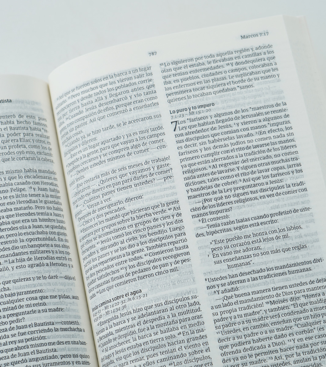 SANTA BIBLIA NVI 2022 - ULTRAFINA RUSTICA - AZUL JUVENIL - Image 4