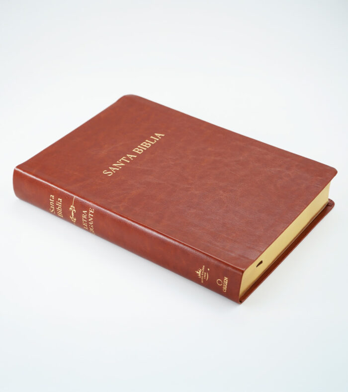 Biblia Letra Super Gigante RVR 1960 - Piel Marron - Image 2