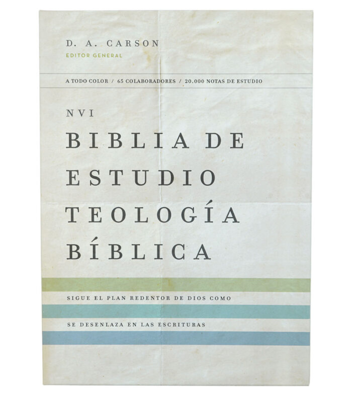 Biblia de Estudio Teología Bíblica NVI - Piel MARRON