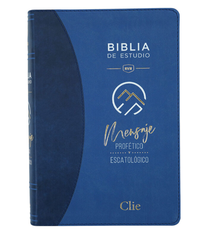 Biblia de Estudio del Mensaje Profetico y Escatologico Imiracion Azul - RVR - Image 2