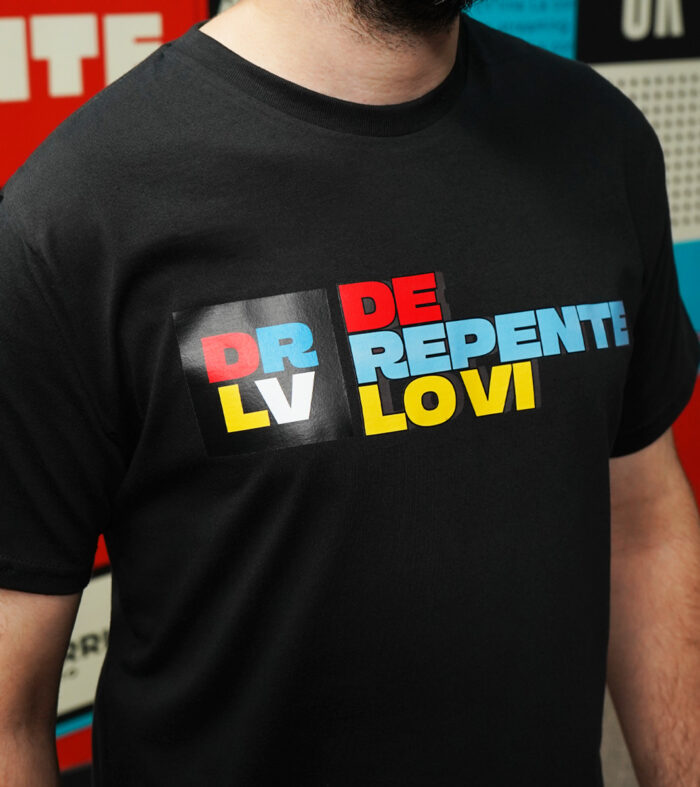 Remera - De Repente Lo Vi - Negra - Image 3