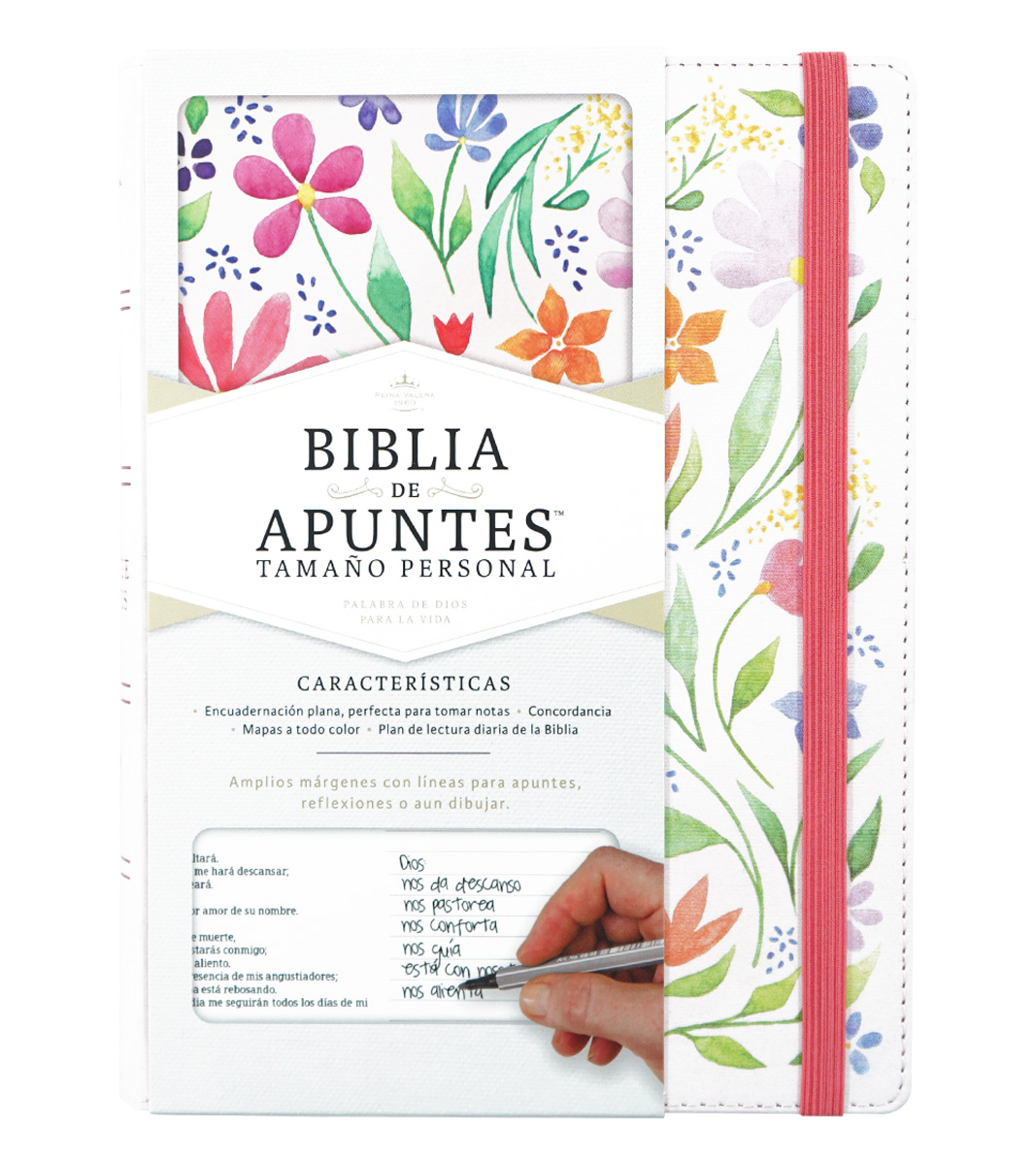 Biblia de Apuntes Tamaño Personal RVR 1960 – Tela Floreada - Image 7