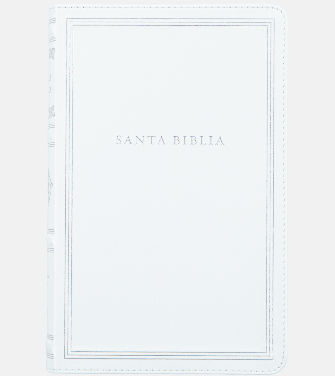 Biblia Letra Grande RVR 1960 - Edicion Ultrafina Imitacion Blanca Bodas
