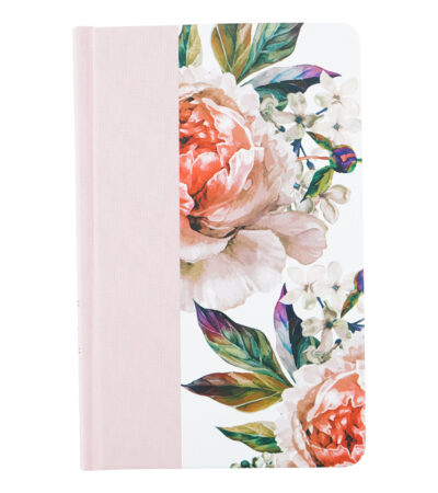 Biblia Letra Grande Tamaño Manual - RVR 1960 Tapa Dura Rosa Flores