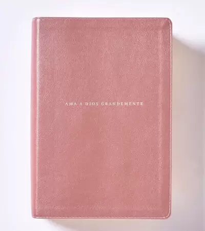 Biblia Ama a Dios Grandemente NBLA - Imitacion Oro Rosa
