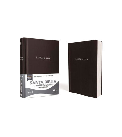 Biblia Letra Grande Congregacional NBLA - Tapa Dura Negro