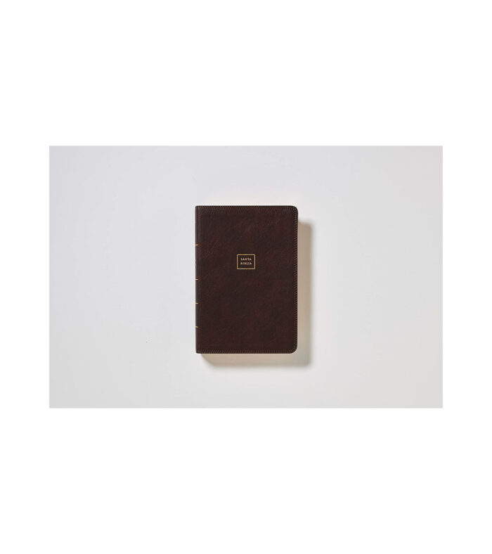 Biblia Letra Gigante Rvr 1960 - Edicion Ultrafina Piel Cafe