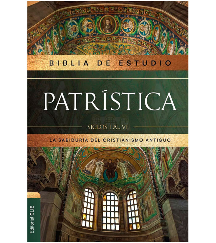 Biblia de Estudio Patristica RVR - Imitacion Piel Marron