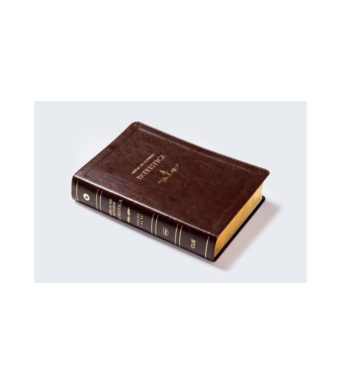 Biblia de Estudio Patristica RVR - Imitacion Piel Marron - Image 3