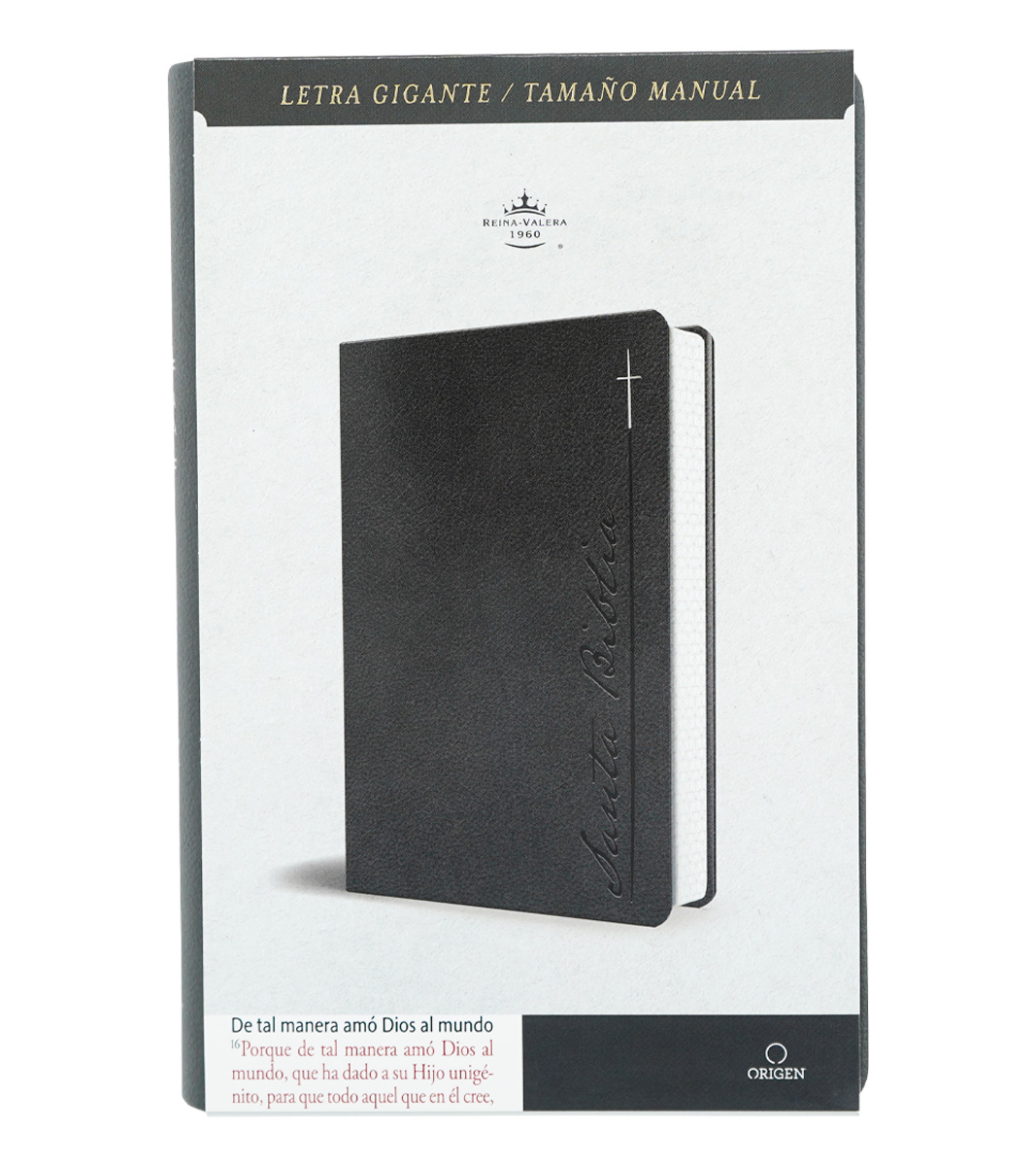 Biblia RVR 1960 Letra Gigante Tamaño Manual – Imitacion Piel Gris - Image 7