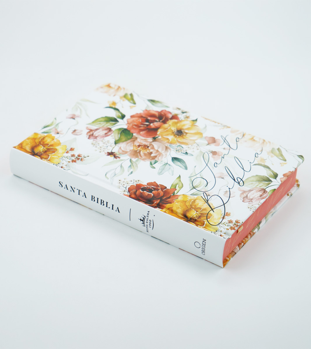 Biblia Letra Grande Tamaño Manual – RVR 1960 Tapa Dura Flores - Image 2