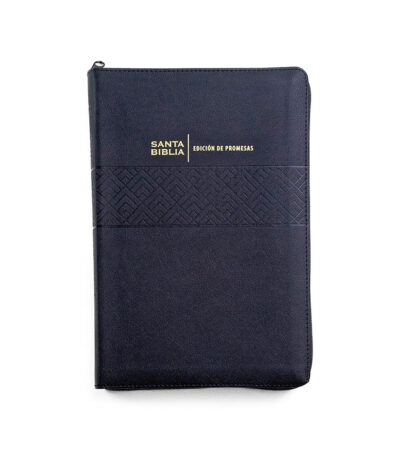 Biblia De Promesas RV1960 Letra Gigante Con Cierre – Imitacion Piel Negro