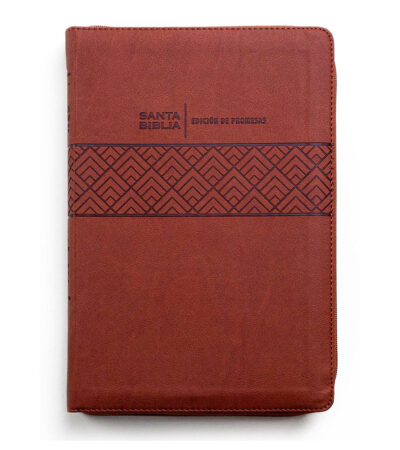 Biblia De Promesas RV1960 Letra Gigante Con Cierre – Imitacion Piel Cafe