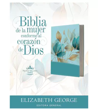 Biblia de la Mujer Conforme al Corazon de Dios RVR 1960 – Duotono Petalos