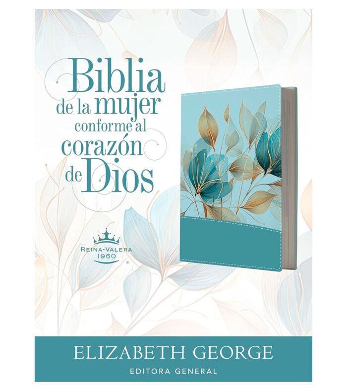 Biblia de la Mujer Conforme al Corazon de Dios RVR 1960 – Duotono Petalos