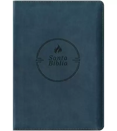 Santa Biblia RV 1960 Edicion con Cierre Letra Grande Con Indice – Senti Piel Gris