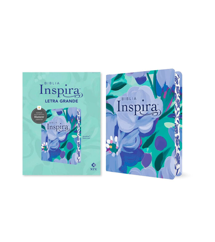 Biblia De Notas Inspira NTV Letra Grande – Imitacion Piel Ramo Azul